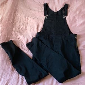 Black overalls